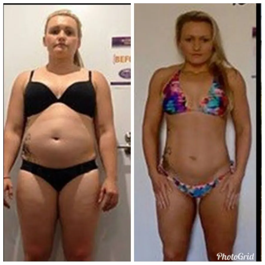 Client before and after training with Michael Lea Fitness