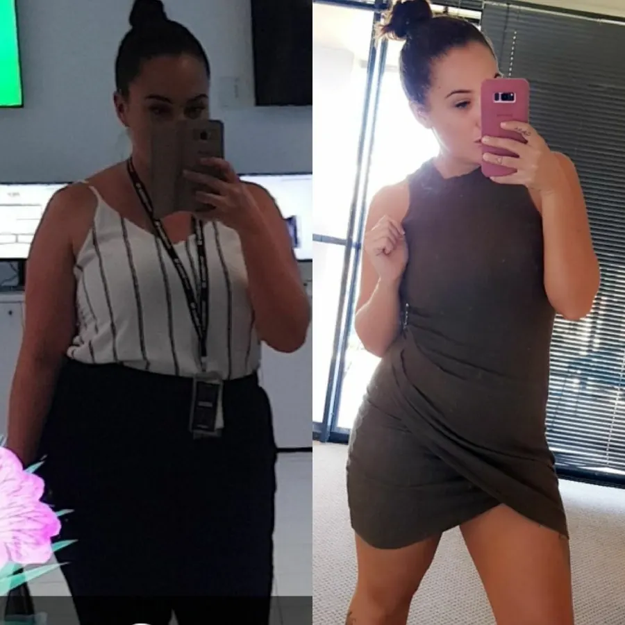 Client before and after training with Michael Lea Fitness